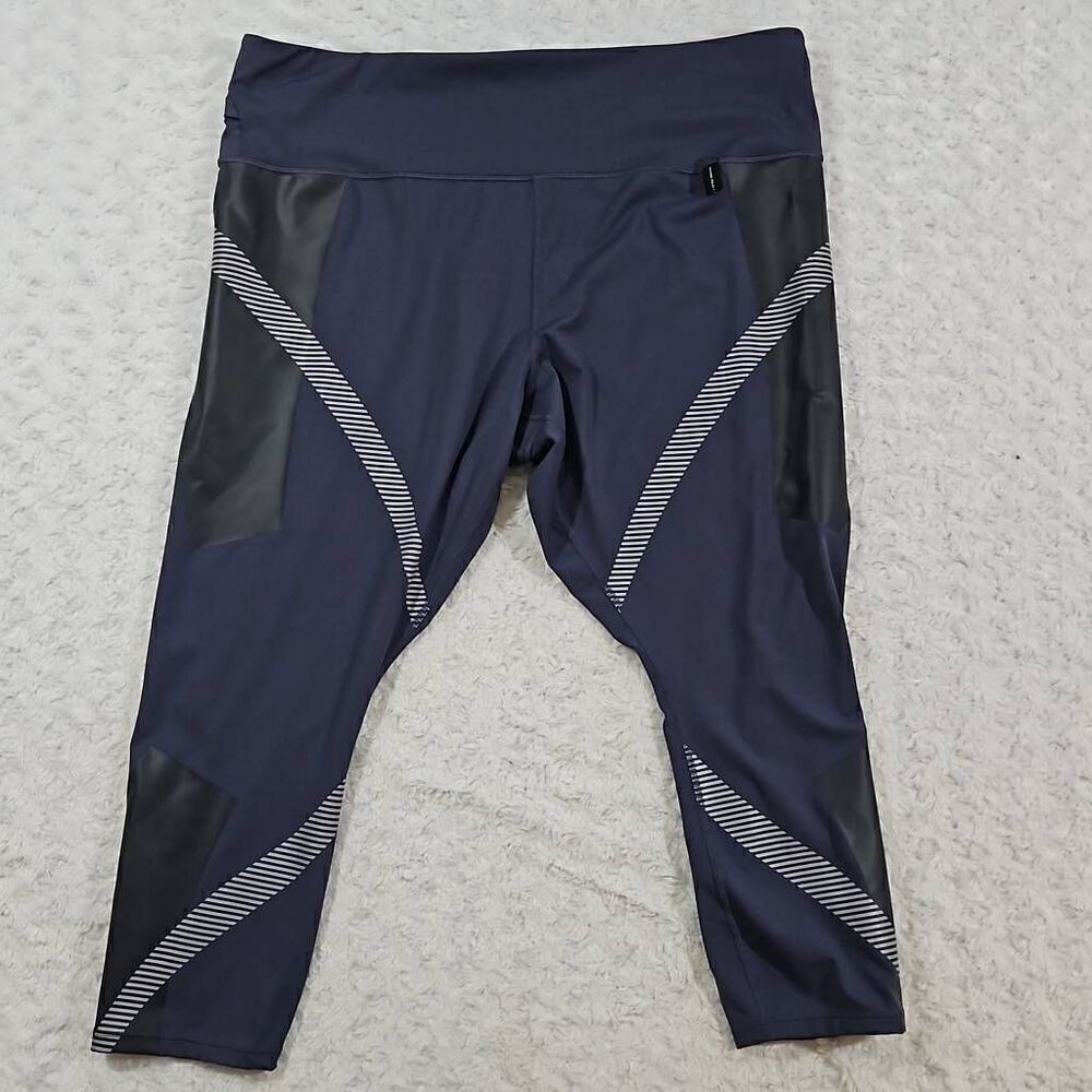Athleta Allyson Felix Legend 7/8 Tight Womens 3X Medival Violet Purple Gym Yoga